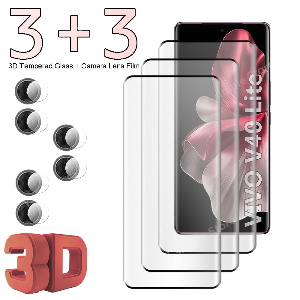 3+3 Curved Tempered Glass For  - đánh giá và giá Vivo V40