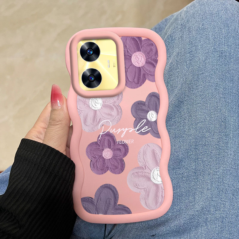 Realme C55 Pink and purple flo - đánh giá và giá Realme Note 50