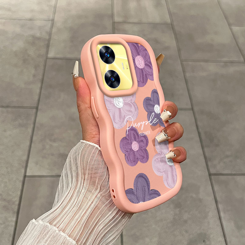 Realme C55 Pink and purple flo - đánh giá và giá Realme Note 50