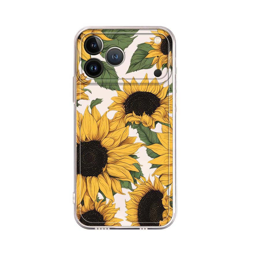 Cute Sunflower Pattern Case fo - đánh giá và giá Apple Iphone 15 Pro Max