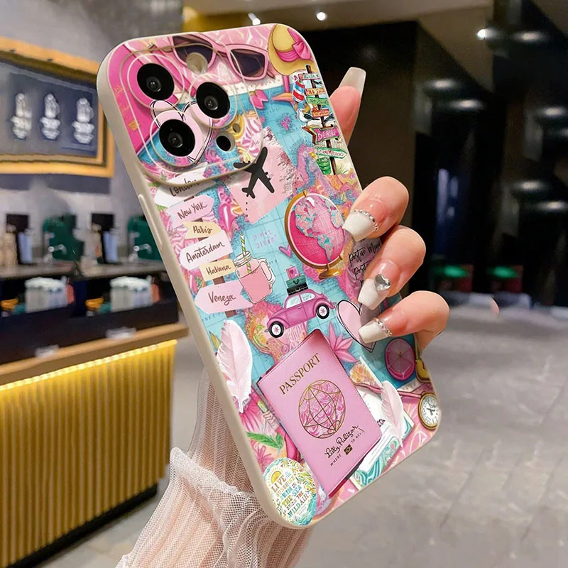 Travel Plane Printed Matte Ant - đánh giá và giá Apple Iphone 15 Pro Max