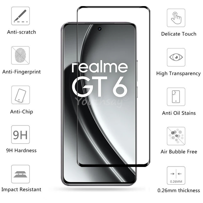 Full Cover Glass For Realme GT - đánh giá và giá Realme Gt 6