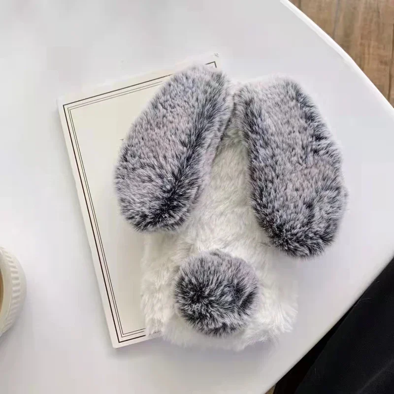 Plush Fur Rabbit Case For Real - đánh giá và giá Realme Note 50