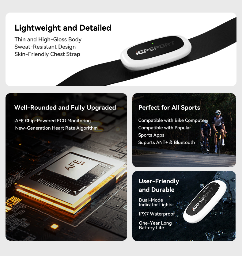 IGPSPORT HR50 Heart Rate Monit - đánh giá và giá Breath Rate Monitor
