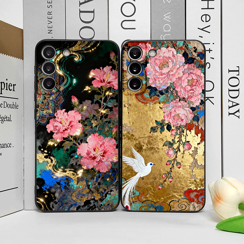 Retro Flower Hibiscus Golden I - đánh giá và giá Oppo Reno 12
