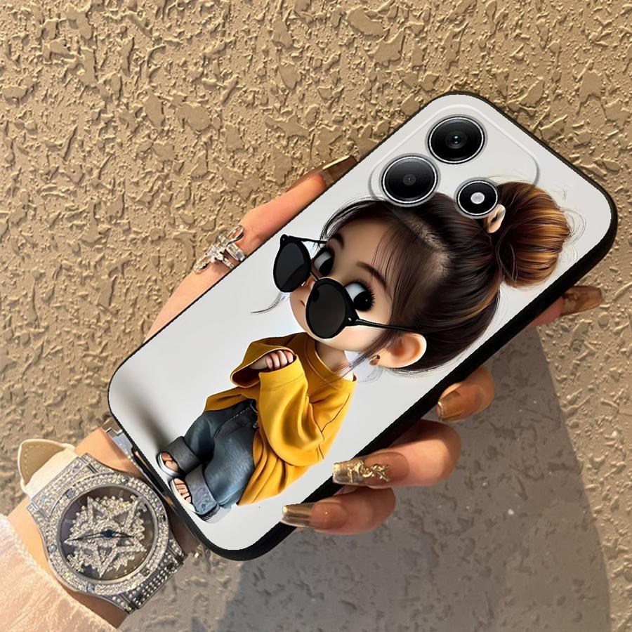 Cartoon Girl Pattern Funda Pho - đánh giá và giá Xiaomi Redmi Note 13