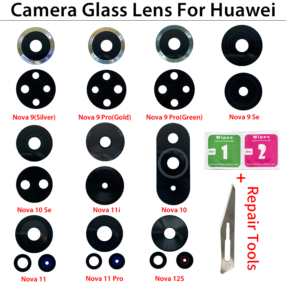10 PCS Rear Back Camera Glass  - đánh giá và giá Huawei Nova 12