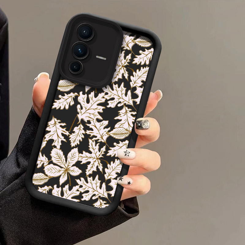 Leaves Pattern Phone Case For  - đánh giá và giá Vivo V40