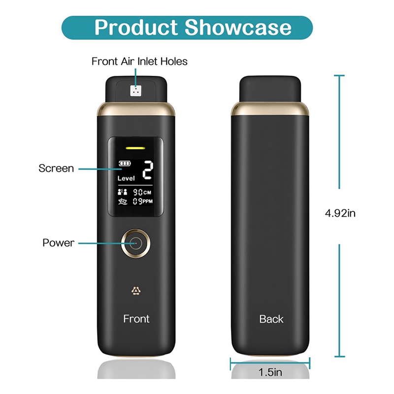 Oral Odor Freshening Rate Dete - đánh giá và giá Breath Rate Monitor